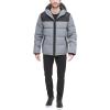 image:imageDKNY Mens Mixed Media Quilted Puffer JacketHeather Grey