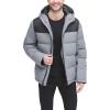 image:imageDKNY Mens Mixed Media Quilted Puffer JacketHeather Grey