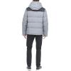 image:imageDKNY Mens Mixed Media Quilted Puffer JacketHeather Grey