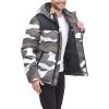 image:imageDKNY Mens Mixed Media Quilted Puffer JacketOlive Dazzle Camo