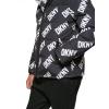image:imageDKNY Mens Mixed Media Quilted Puffer JacketQuilted BlackPurple