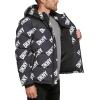 image:imageDKNY Mens Mixed Media Quilted Puffer JacketQuilted BlackPurple