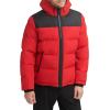 image:imageDKNY Mens Mixed Media Quilted Puffer JacketQuilted Red