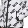 image:imageDKNY Mens Mixed Media Quilted Puffer JacketQuilted White Logo Print