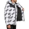 image:imageDKNY Mens Mixed Media Quilted Puffer JacketQuilted White Logo Print