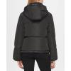 image:imageKARL LAGERFELD womens Stand Collar Short Puffer JacketHooded Black