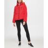image:imageKARL LAGERFELD womens Stand Collar Short Puffer JacketHooded Red