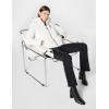 image:imageKARL LAGERFELD womens Stand Collar Short Puffer JacketHooded White