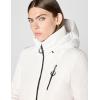 image:imageKARL LAGERFELD womens Stand Collar Short Puffer JacketHooded White