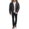 image:imageTommy Hilfiger Mens Arctic Cloth Quilted Snorkel Bomber Jacket Standard and Big amp TallBlack Faux Leather