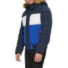 image:imageTommy Hilfiger Mens Arctic Cloth Quilted Snorkel Bomber Jacket Standard and Big amp TallBlue Color Block