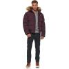 image:imageTommy Hilfiger Mens Arctic Cloth Quilted Snorkel Bomber Jacket Standard and Big amp TallBurgundy