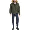 image:imageTommy Hilfiger Mens Arctic Cloth Quilted Snorkel Bomber Jacket Standard and Big amp TallDark Forest