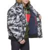 image:imageTommy Hilfiger Mens Arctic Cloth Quilted Snorkel Bomber Jacket Standard and Big amp TallGrey Camo