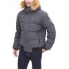 image:imageTommy Hilfiger Mens Arctic Cloth Quilted Snorkel Bomber Jacket Standard and Big amp TallHeather Charcoal