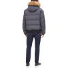 image:imageTommy Hilfiger Mens Arctic Cloth Quilted Snorkel Bomber Jacket Standard and Big amp TallHeather Charcoal