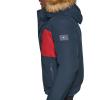 image:imageTommy Hilfiger Mens Arctic Cloth Quilted Snorkel Bomber Jacket Standard and Big amp TallNavy Flag Print
