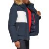 image:imageTommy Hilfiger Mens Arctic Cloth Quilted Snorkel Bomber Jacket Standard and Big amp TallNavy Flag Print