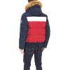 image:imageTommy Hilfiger Mens Arctic Cloth Quilted Snorkel Bomber Jacket Standard and Big amp TallNavyWhiteRed