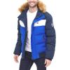 image:imageTommy Hilfiger Mens Arctic Cloth Quilted Snorkel Bomber Jacket Standard and Big amp TallNavyWhiteRoyal