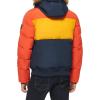 image:imageTommy Hilfiger Mens Arctic Cloth Quilted Snorkel Bomber Jacket Standard and Big amp TallOrangeYellowNavy