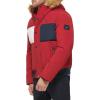 image:imageTommy Hilfiger Mens Arctic Cloth Quilted Snorkel Bomber Jacket Standard and Big amp TallRed Flag Print