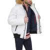 image:imageTommy Hilfiger Mens Arctic Cloth Quilted Snorkel Bomber Jacket Standard and Big amp TallWhite