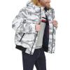 image:imageTommy Hilfiger Mens Arctic Cloth Quilted Snorkel Bomber Jacket Standard and Big amp TallWhite Camouflage