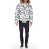 image:imageTommy Hilfiger Mens Arctic Cloth Quilted Snorkel Bomber Jacket Standard and Big amp TallWhite Camouflage