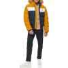 image:imageTommy Hilfiger Mens Arctic Cloth Quilted Snorkel Bomber Jacket Standard and Big amp TallYellowNavy