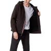 image:imageTommy Hilfiger Mens Filled Soft Shell Hooded Open Bottom Jacket With Full Sherpa LiningBlack Tech