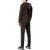 image:imageTommy Hilfiger Mens Filled Soft Shell Hooded Open Bottom Jacket With Full Sherpa LiningBlack Tech