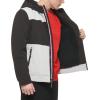 image:imageTommy Hilfiger Mens Filled Soft Shell Hooded Open Bottom Jacket With Full Sherpa LiningBlackIce Combo