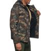 image:imageTommy Hilfiger Mens Filled Soft Shell Hooded Open Bottom Jacket With Full Sherpa LiningCamouflage