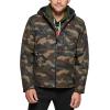 image:imageTommy Hilfiger Mens Filled Soft Shell Hooded Open Bottom Jacket With Full Sherpa LiningCamouflage Tech