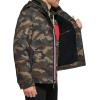image:imageTommy Hilfiger Mens Filled Soft Shell Hooded Open Bottom Jacket With Full Sherpa LiningCamouflage Tech