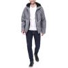 image:imageTommy Hilfiger Mens Filled Soft Shell Hooded Open Bottom Jacket With Full Sherpa LiningHeather Grey Tech
