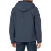 image:imageTommy Hilfiger Mens Filled Soft Shell Hooded Open Bottom Jacket With Full Sherpa LiningNavy