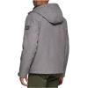 image:imageTommy Hilfiger Mens Filled Soft Shell Hooded Open Bottom Jacket With Full Sherpa LiningNew Heather Gre
