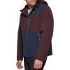 image:imageTommy Hilfiger Mens Filled Soft Shell Hooded Open Bottom Jacket With Full Sherpa LiningPortNavy Combo