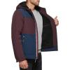 image:imageTommy Hilfiger Mens Filled Soft Shell Hooded Open Bottom Jacket With Full Sherpa LiningPortNavy Combo