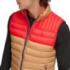 image:imageTommy Hilfiger Mens Lightweight Packable Puffer Vest Jacket Standard and Big amp TallKhakiRed Colorblock