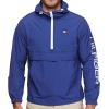 image:imageTommy Hilfiger Mens Retro Lightweight Taslan Popover JacketNautical Blue