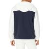 image:imageTommy Hilfiger Mens Retro Lightweight Taslan Popover JacketWhiteNavy Color Block