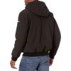 image:imageTommy Hilfiger Mens Soft Shell Fashion Bomber With Contrast Bib and HoodBlack Sherpa Lined W Patch