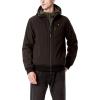image:imageTommy Hilfiger Mens Soft Shell Fashion Bomber With Contrast Bib and HoodBlack Tech
