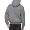 image:imageTommy Hilfiger Mens Soft Shell Fashion Bomber With Contrast Bib and HoodHeather Grey