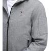 image:imageTommy Hilfiger Mens Soft Shell Fashion Bomber With Contrast Bib and HoodHeather Grey Quilted Lining