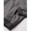 image:imageTommy Hilfiger Mens Soft Shell Fashion Bomber With Contrast Bib and HoodHeather GreyNavy