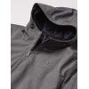 image:imageTommy Hilfiger Mens Soft Shell Fashion Bomber With Contrast Bib and HoodHeather GreyNavy